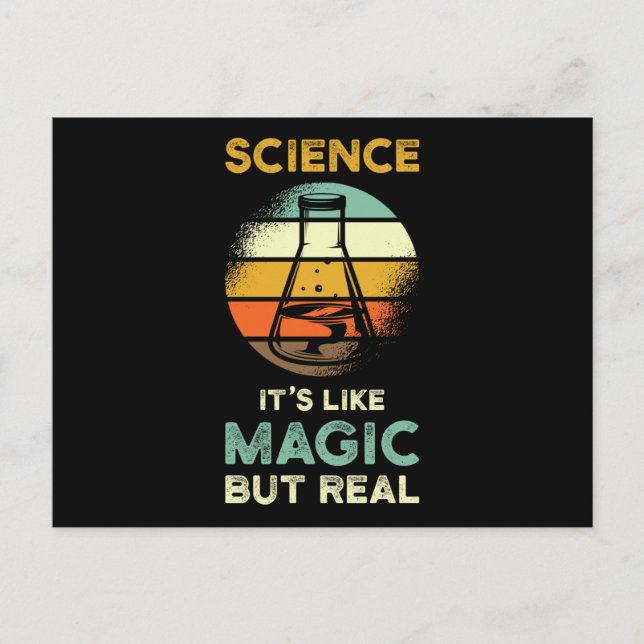 Carte Postale La science dit la magie réelle (Devant)