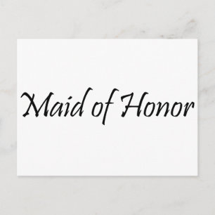 Carte Postale La servante d'honneur