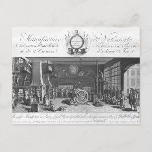Carte Postale La seule fabrication en France de bons rasoirs