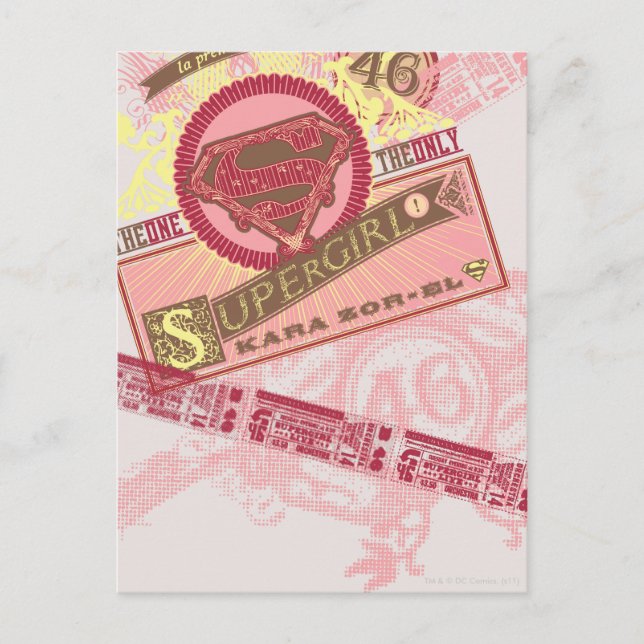 Carte Postale La Seule Supergirl (Devant)