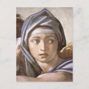 Carte Postale La sibylle Delphic en détail