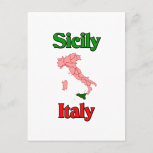 Carte Postale La Sicile Italie