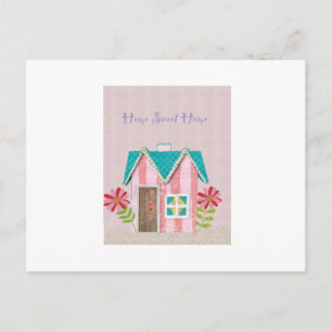 Carte Postale La Signature Whimsy (Rose et Sarcelle)