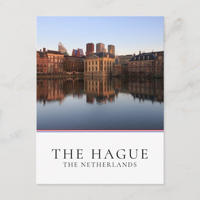 Carte Postale La skyline de La Haye aux Pays-Bas (Devant)