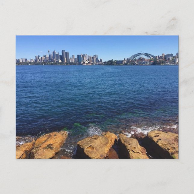 Carte Postale la skyline de sydney est géniale (Devant)