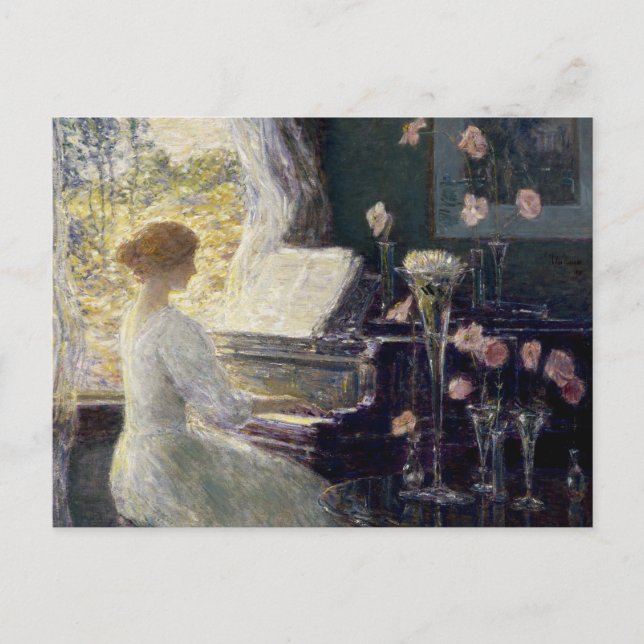 Carte Postale La sonate de Frederick Childe Hassam (Devant)