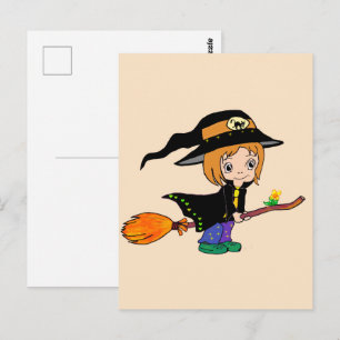 Carte Postale La sorcière bien aimée.