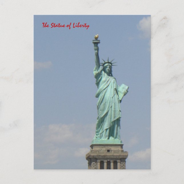 Carte Postale La Statue de la Liberté (Devant)