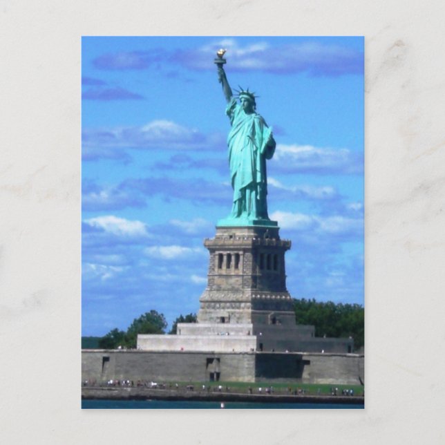 Carte Postale La Statue de la Liberté (Devant)