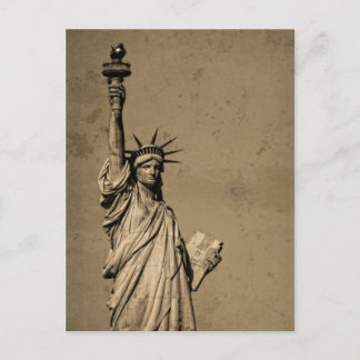 Carte Postale La Statue De La Liberté