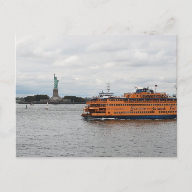 Carte Postale La Statue de la Liberté (Devant)