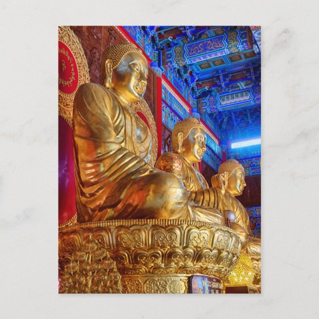 Carte Postale La statue du Bouddha de la Chine thaïe (Devant)