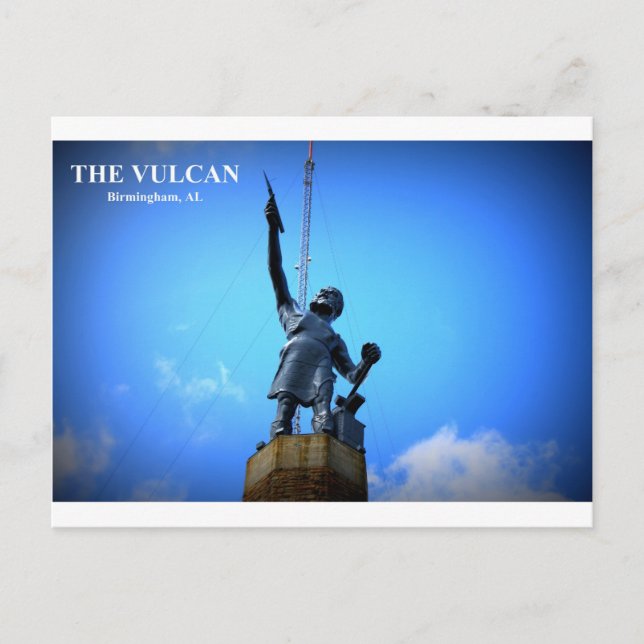 CARTE POSTALE LA STATUE VULCAN (Devant)