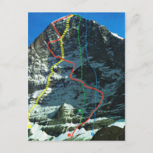 Carte Postale La Suisse vintage monte l'Eiger