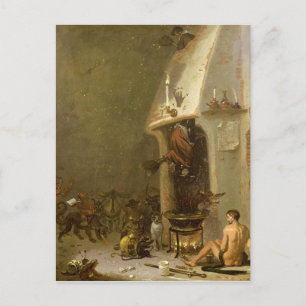 Carte Postale La taverne d'une sorcière