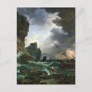 Carte Postale La tempête, 1777