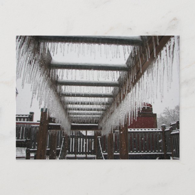 Carte Postale La tempête de verglas de l'Oklahoma 2010 ! (Devant)