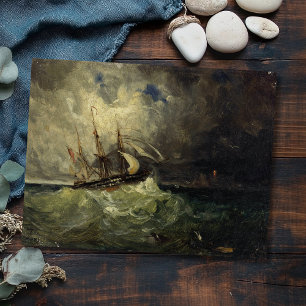 Carte Postale La Tempête - Félix Ziem