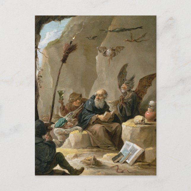 Carte Postale La tentation de Saint-Antoine (Devant)