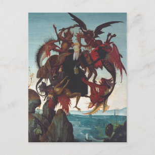 Carte Postale La tentation de Saint Antoine par Michel-Ange