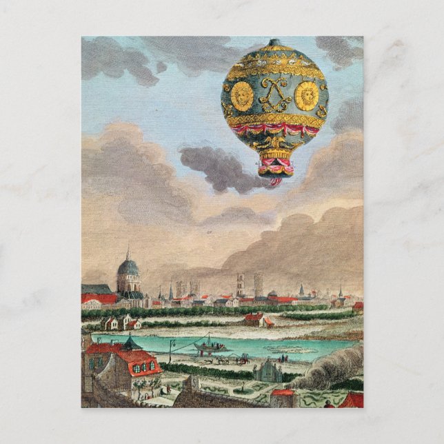 Carte Postale La Terrasse de Monsieur Franklin à Passy (Devant)