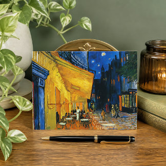 Carte Postale La terrasse du café de Van Gogh la nuit