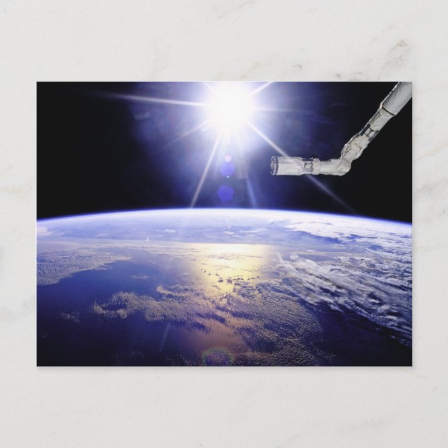 Carte Postale La terre comme vu de la station spatiale (Devant)