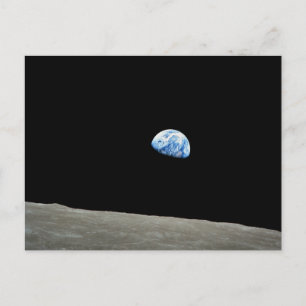 Carte Postale la terre de l'univers lune