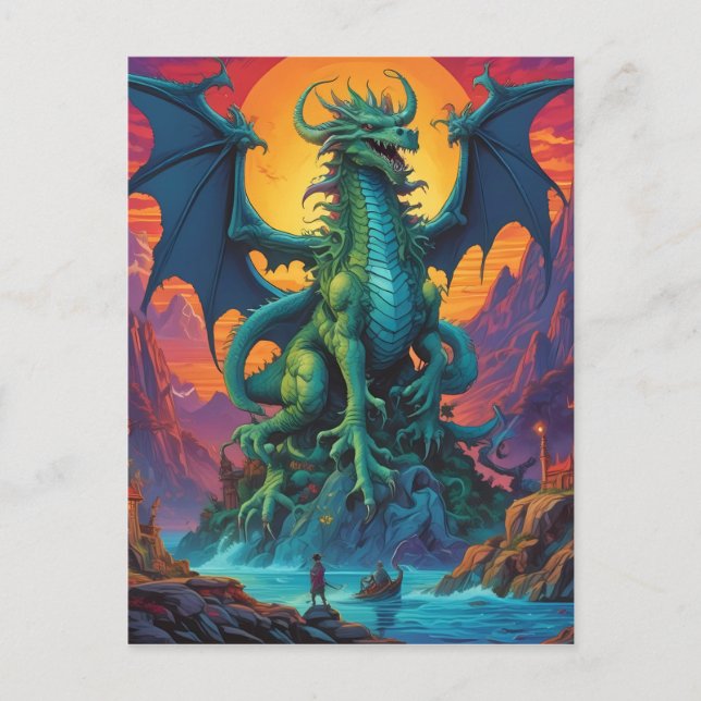 Carte Postale La Terre est le Dragon (Devant)