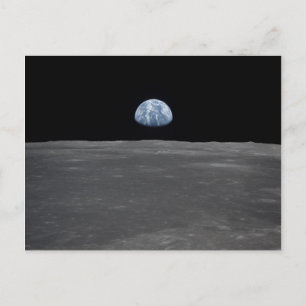 Carte Postale La Terre vue de la Lune