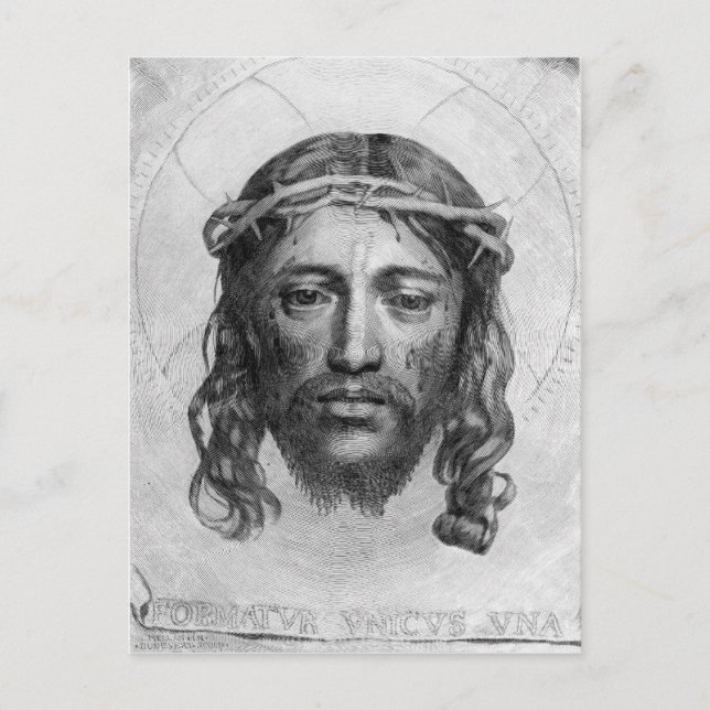 Carte Postale La Tête du Christ, 1735 (Devant)