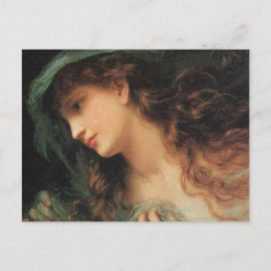 Carte Postale La Tête D'Une Nymphe