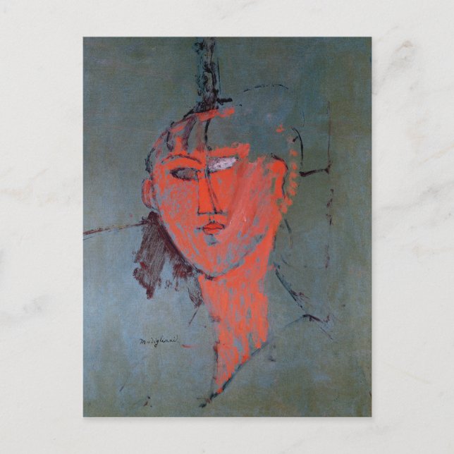 Carte Postale La tête rouge, c.1915 (Devant)