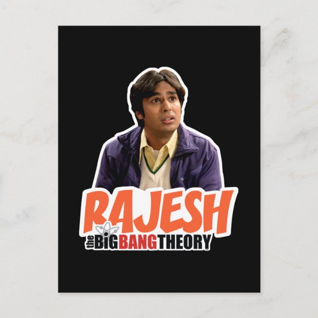Carte Postale La théorie du Big Bang | Rajesh (Devant)