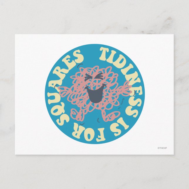 Carte Postale La Tidiness Est Pour Les Carrés (Devant)