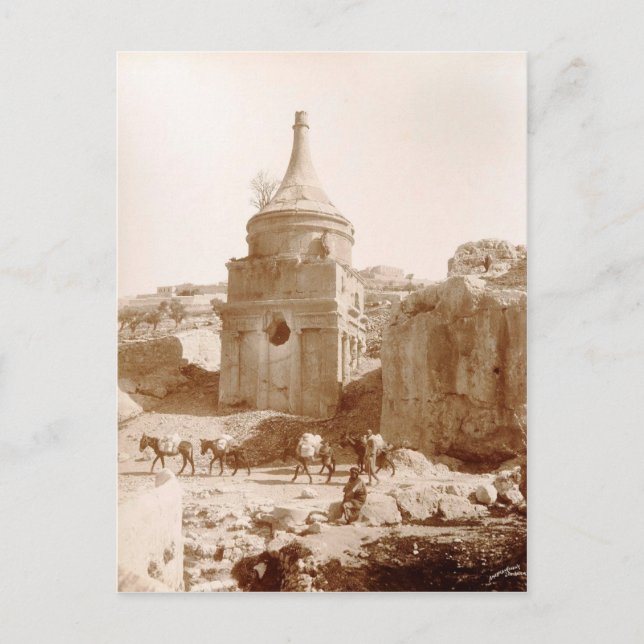 Carte Postale La tombe d'Absalom à Jérusalem (Devant)