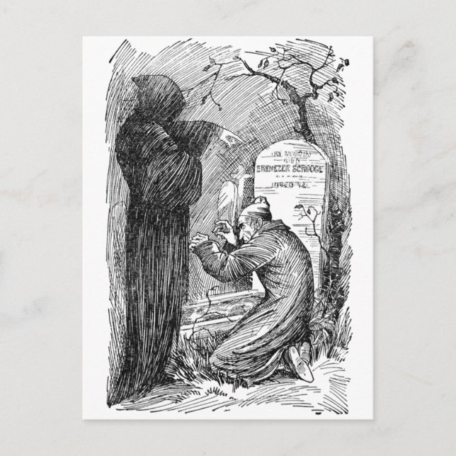 Carte Postale La tombe de Scrooge (Devant)
