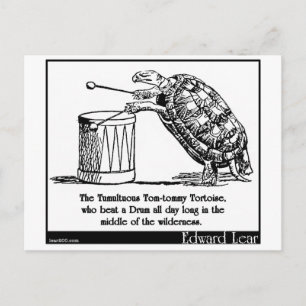 Carte Postale La tortue tumultueuse Tom-tommy