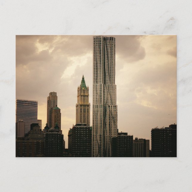 Carte Postale La tour Beekman et l'édifice Woolworth (Devant)