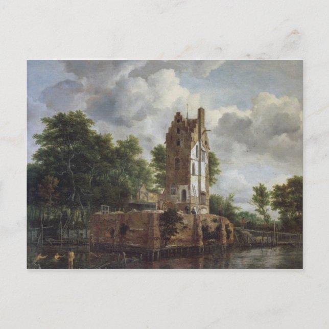 Carte Postale La tour de l'église (Devant)