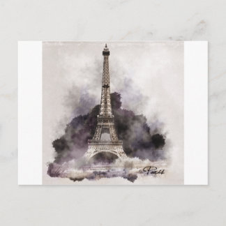 Carte Postale La Tour Eiffel de Paris.