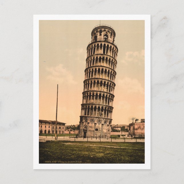 Carte Postale La Tour penchée de Pise, Toscane, Italie (Devant)