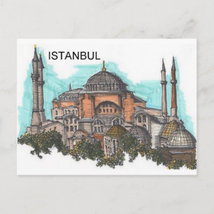 Carte Postale La Turquie Istanbul Hagia Sophia (par St.K)