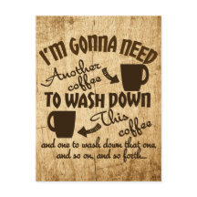 La typographie de la caféine de Funny Coffee Lover