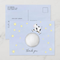 La vache minimaliste en Merci s'est cognée au-dess