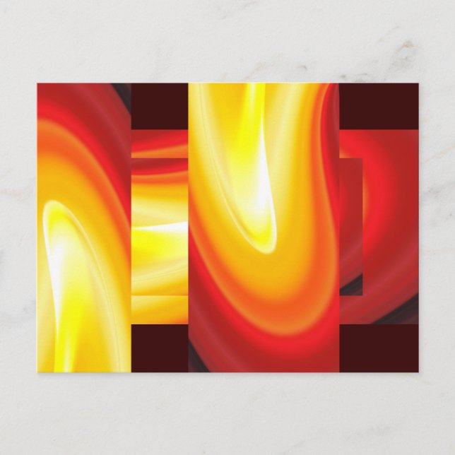 Carte Postale La vague - Art moderne Art Abstrait (Devant)