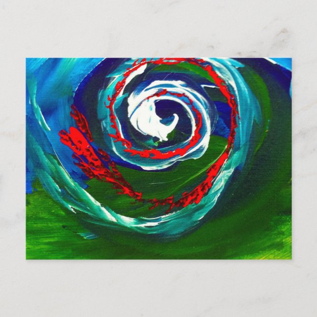 Carte Postale La vague spirale de l'infini (Devant)
