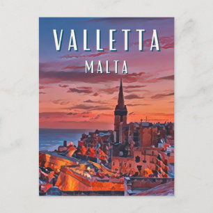 Carte Postale La Valette, joyau de la Méditerranée