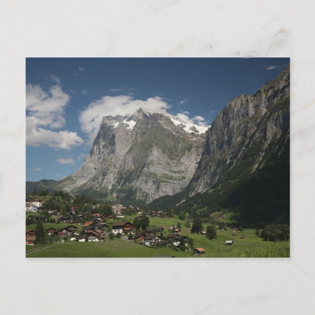 Carte Postale La vallée de Lauterbrunnen (Devant)