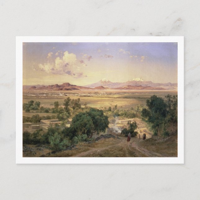 Carte Postale La vallée du Mexique de la basse crête de Tacubay (Devant)